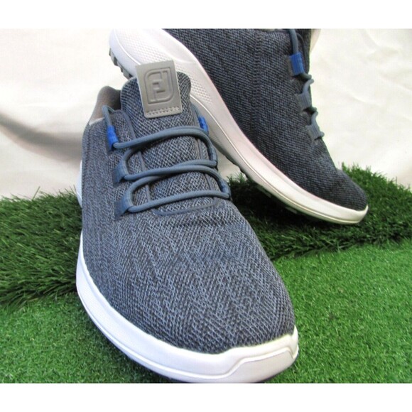 FootJoy Flex Coastal Golf Shoes Spikeless - Blue/Gray 56137 Size 7.5 W main image 8